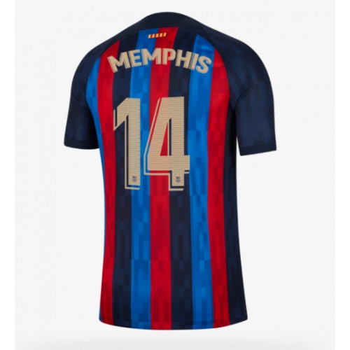 Dres Barcelona Memphis Depay #14 Domaci 2022-23 Kratak Rukav
